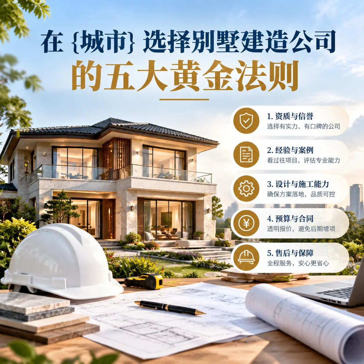 在 荔波 选择别墅建造公司的五大黄金法则