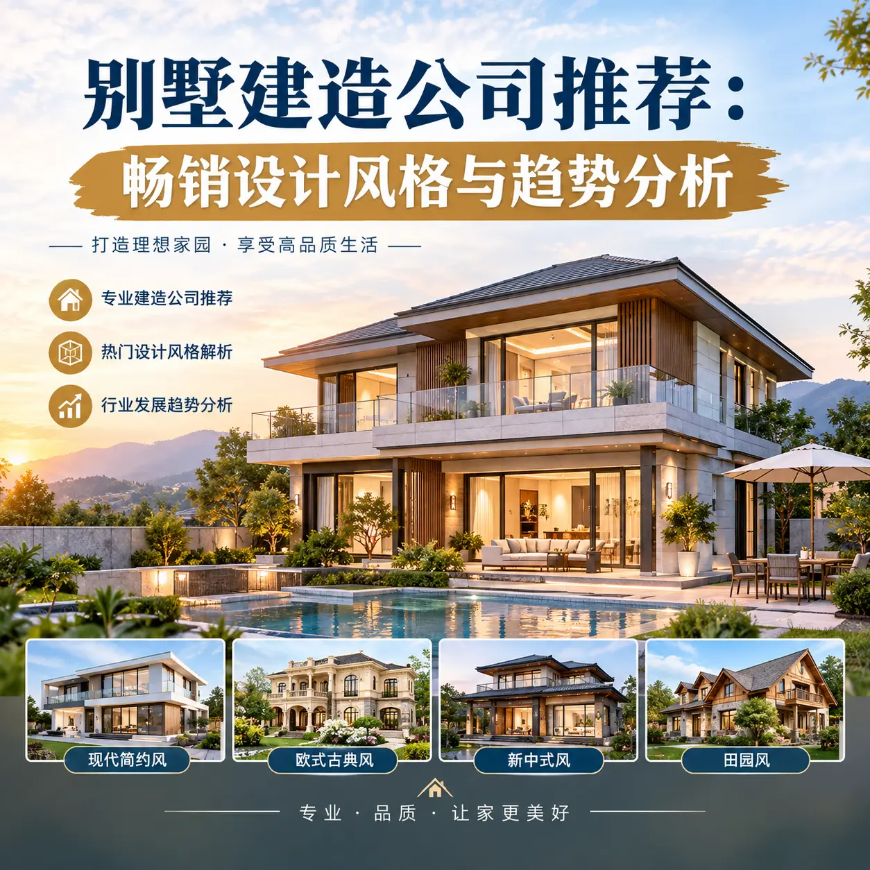 别墅建造公司推荐： 荔波 畅销设计风格与趋势分析