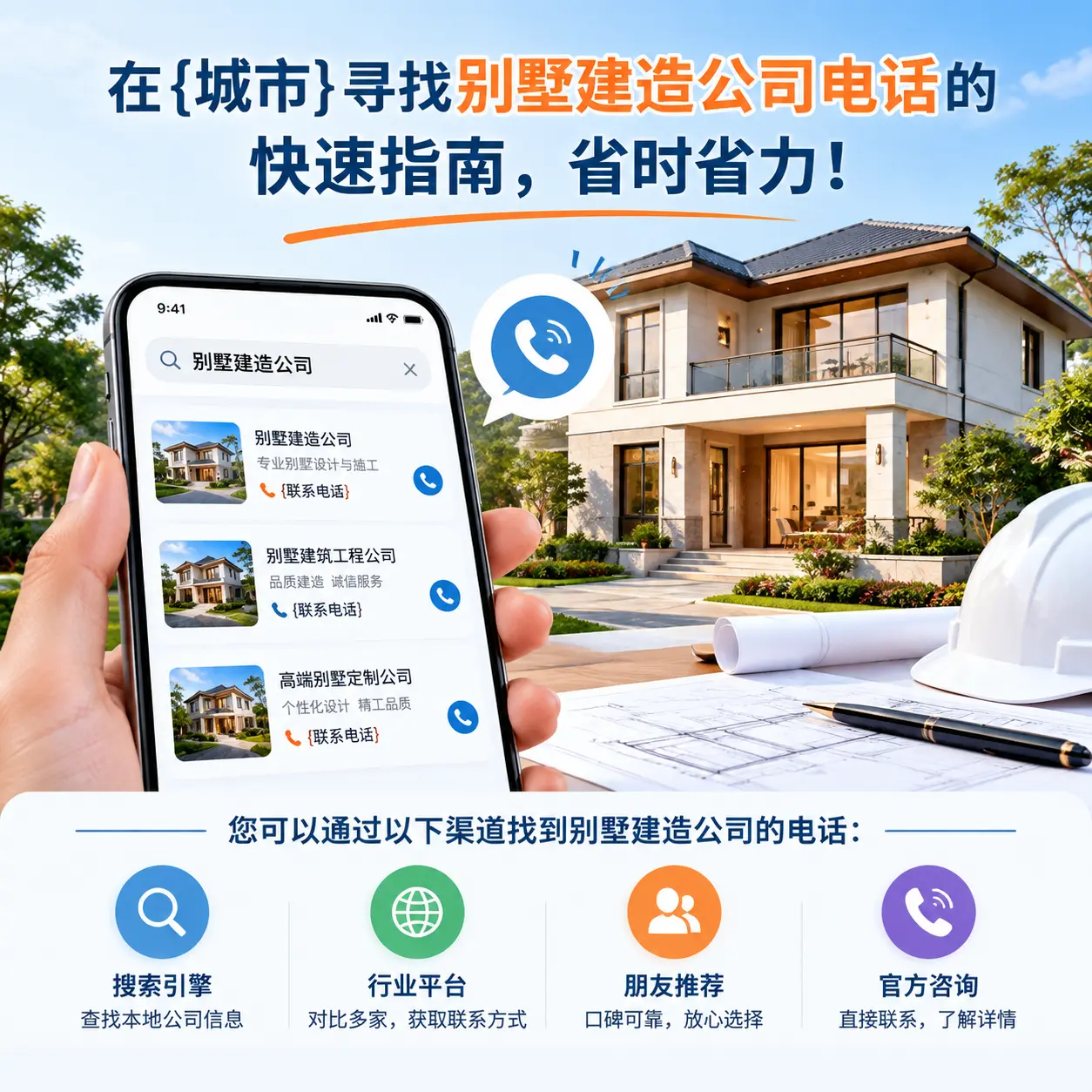 在荔波寻找别墅建造公司电话的快速指南，省时省力！