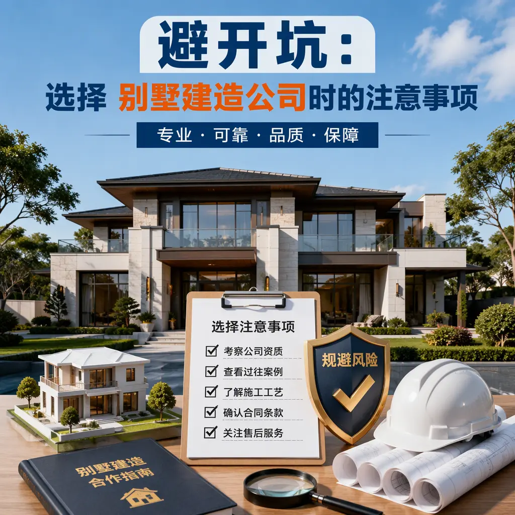 避开坑：选择 荔波 别墅建造公司时的注意事项