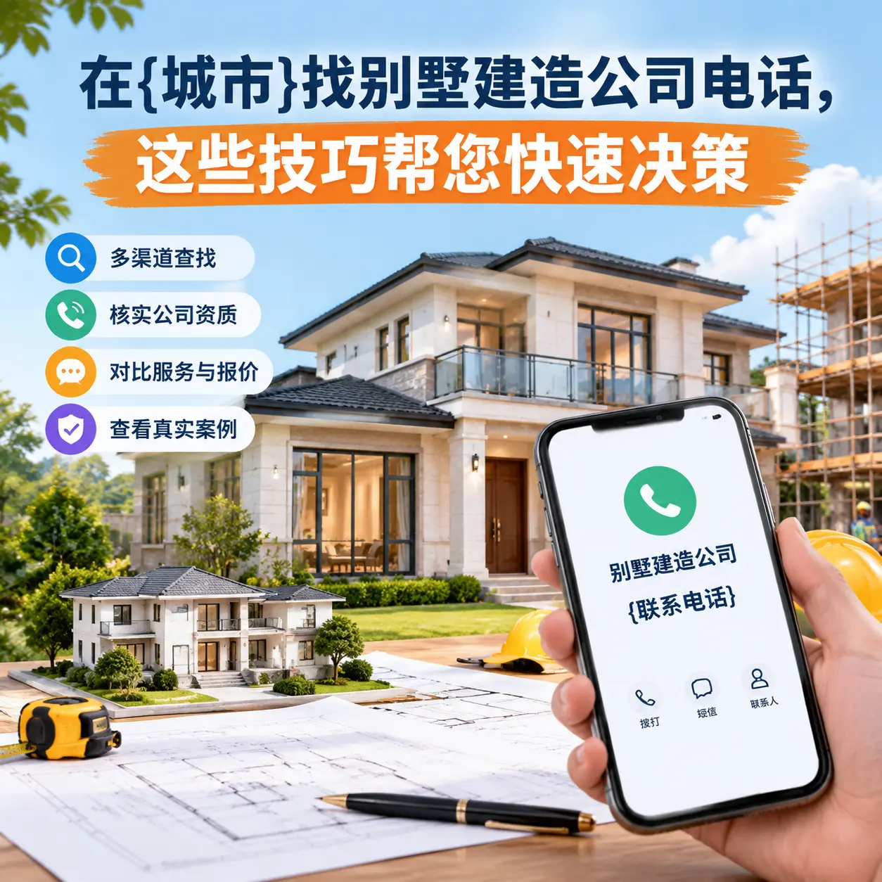 在荔波找别墅建造公司电话，这些技巧帮您快速决策