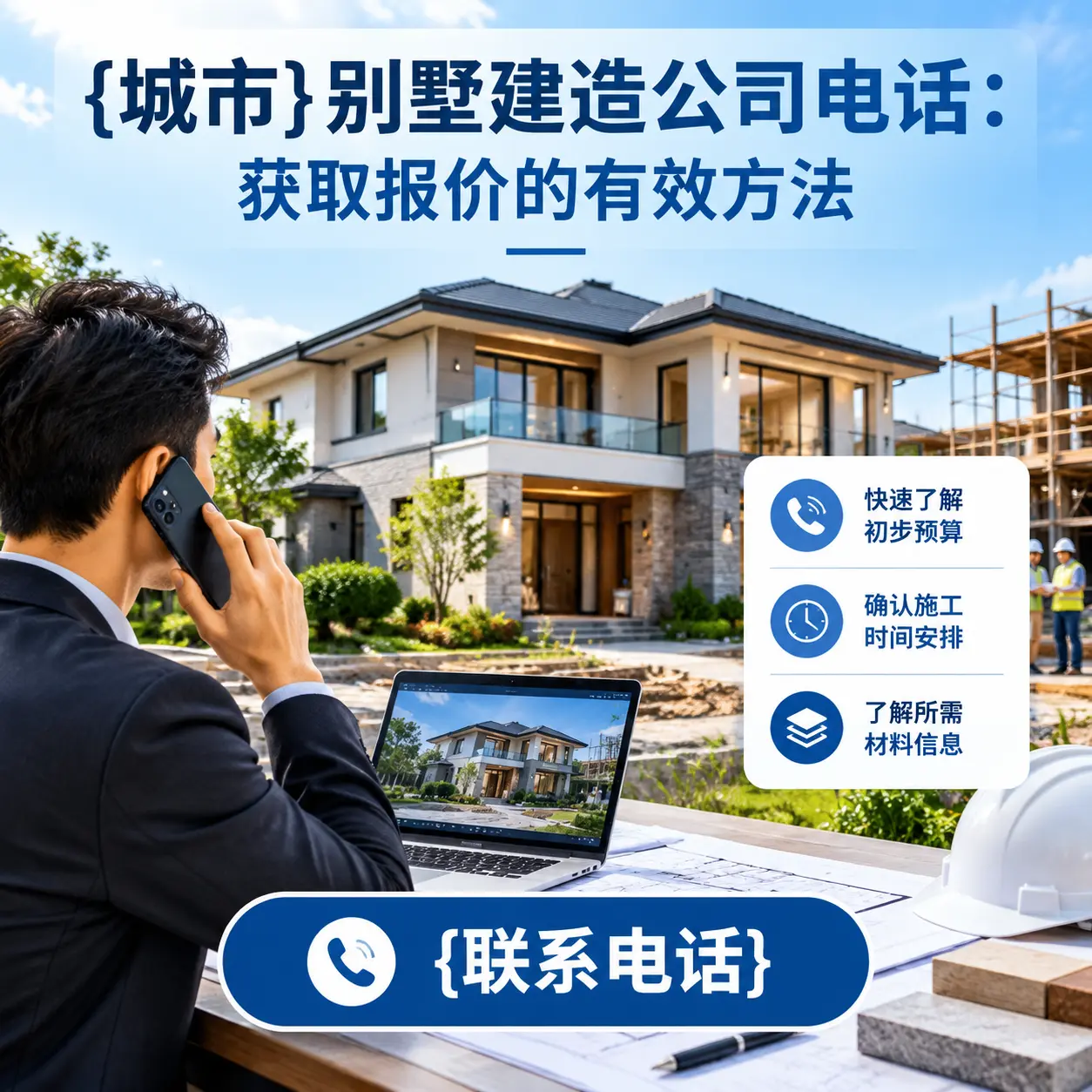 荔波别墅建造公司电话:获取报价的有效方法