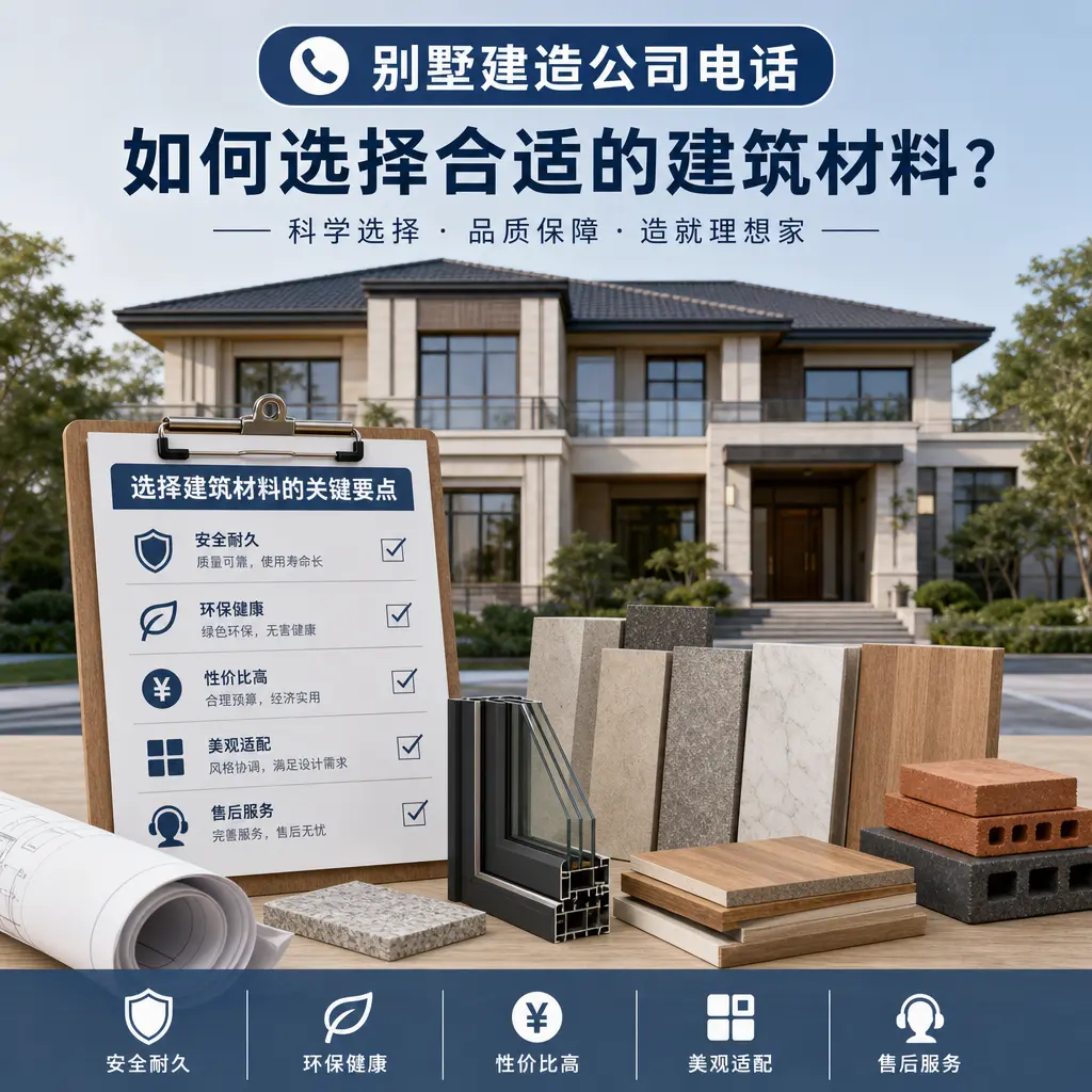 别墅建造公司电话:如何选择合适的建筑材料?